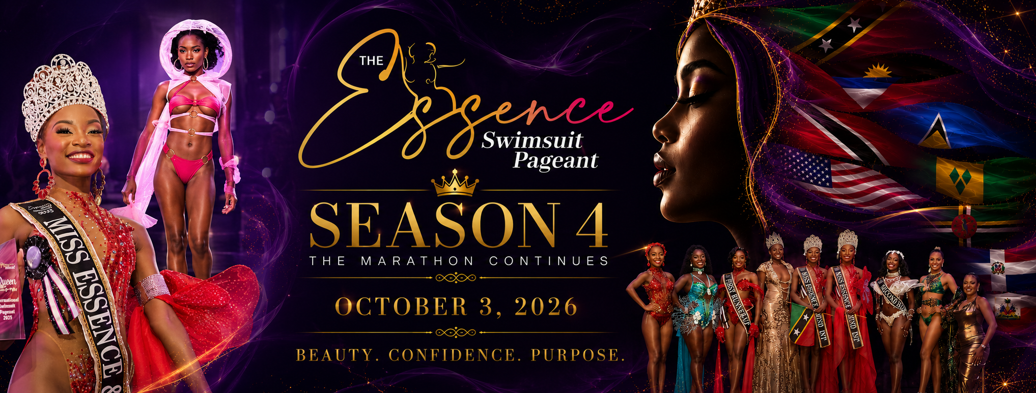 Season 4 of The Essence Swimsuit Pageant, October 3, 2026